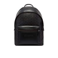 COACH男士双肩包 24新款经典CHARTER涂层帆布拉链休闲百搭背包双肩包