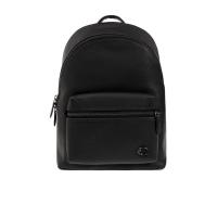 COACH蔻驰男士鹅卵石纹皮革拉链双肩包 可调节肩带时尚背包