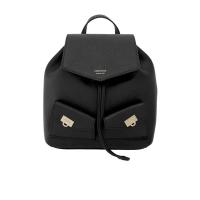 Salvatore Ferragamo几何翻盖双肩包迷你轻便女小包多口袋金色扣饰