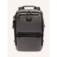 TUMI多功能商务休闲双肩包防丢追踪织物拼色防水旅行包