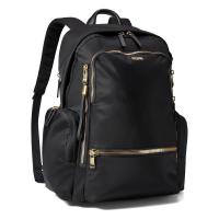 TUMI女士尼龙皮革商务休闲双肩包防水电脑包旅行可调节肩带多功能收纳