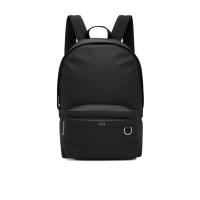 Hugo boss徽标双肩包可调节金属配件男式休闲通勤包