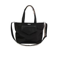 Hugo boss男士拉链单肩包双提手可调肩带简约百搭通勤包