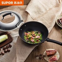 苏泊尔(SUPOR)炒锅铁锅炒菜锅34cm燃气灶电磁炉通用锅具FC34Z3