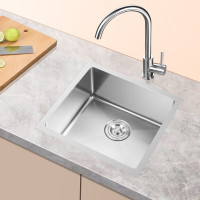 欧琳(OULIN)水槽单槽9164水吧台304不锈钢洗菜盆