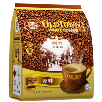 原装进口马来西亚OldTown旧街场原味三合一白咖啡15条袋装