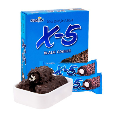 黑X 5夹心代可可脂巧克力制品144g