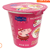 小猪25g双色蘸酱杯(草莓+白巧)25g