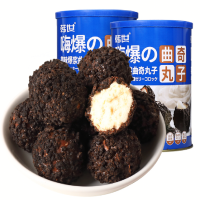 韩世-桶装爆浆曲奇丸子(酸奶味)蓝罐128g