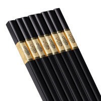 [筷子家用][10双]TULX 耐高温不发霉筷子家用高档防霉防滑无漆合金耐高温新款家庭装 耐高温 防霉 无漆水