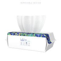 芭迪芙棉柔净肤美容巾80抽袋装珍珠纹3包