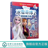 迪士尼正版 冰雪奇缘2创意磁力贴 冰雪奇缘大电影 冰雪奇缘特制软磁贴 冰雪奇缘女王艾莎 做任务玩换装万次拼贴启发无限创意