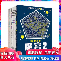 全7册 极限挑战涂色连线书 极限挑战魔宫1魔宫2+魔线1魔线2+魔色1魔色2+魔境 于湛 迷宫书儿童专注力R
