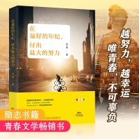 正版 在最好的年纪付出最大的努力 青春励志文学书籍 自我激励正能量书排行榜 人生哲理心灵鸡汤女性励志修养书籍高中