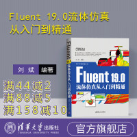 [正版]Fluent 19.0流体仿真从入门到精通 Fluent 流体仿真 几何模型 网格划分 流体力学R
