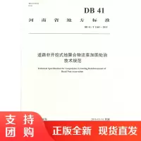 DB41/T1165-2015道路非开挖式地聚合物注浆加固处治技术规范 河南省地方标准$