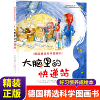 大脑里的快递站 央视少儿丁香妈妈德国精选科学图画书科学绘本健康好习惯科普启蒙幼儿童绘本故事书3-4-5-6-7岁幼儿