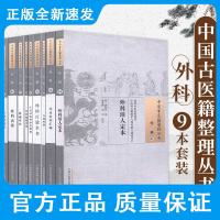 9本套 中国古医籍整理丛书-外科活人定本外证医案汇编大河外科百效全书片石居疡科治法辑要秘授著要枕藏外科真诠明隐集中国中