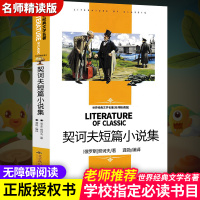 契诃夫短篇小说选九年级版全集变色龙套中人(装在套子里的人)初中生课外书阅读书籍精选契可夫的书契科夫短篇小说集m
