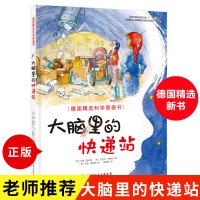 德国精选科学图画书 大脑里的快递站儿童绘本幼儿园老师3-6-8岁少儿动漫书故事书宝宝睡前故事精装硬壳硬皮大班启蒙认知小