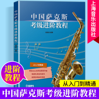 从入门到精通中国萨克斯考级进阶教程谢进岐图书音像基础教程从认识萨克斯开始练就扎实音乐技巧拓展多样曲目风格基本乐理技法教