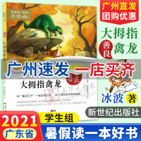 广州发货 大拇指禽龙 和名家一起读 冰波经典童话 段张取艺 绘 中国儿童文学书籍 2021暑假读一本好书 新世纪出版社