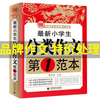 小学生分类作文第1范本 小学生好词好句好段大全 二三四五六年级作文书大全辅导素材 优秀满分类作文开头结尾训练素材集阅读