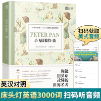 床头灯英语3000词 小飞侠彼得潘床头灯系列英语双语读物 MP3音频中英文对照小说英语分级绘本适合高中及以上水平英语课
