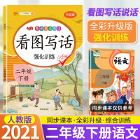 看图写话二年级下册同步人教版专项训练小学语文看图说话写话课外阅读思维导图作文带拼音素材积累范文大全书天天练