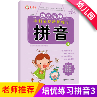 [正版]童心童语幼小衔接教材拼音3描红本练习一日一练学前班幼儿园中大班拼音教材训练天天练幼升小入学准备教材描红字帖认识字