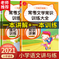 [正版]小学词语积累大全训练常考文学常识训练大全基础知识详解+强化训练人教版一年级二三四五六年级上册下册小学生通用版语文