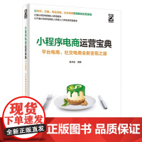小程序电商运营宝典:台电商、社交电商全新变现之道 电商视觉设计 运营书籍