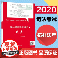 [正版]B2020拓扑法考2020统一法律职业资格考试学科精讲思维导图 民法精讲思维