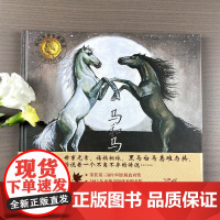 B[正版] 马和马 精装硬壳绘本图画书 曹文轩著 明天出版社 0-3-5-6-7岁启蒙认知图书幼少儿读物儿童文学童书