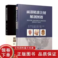 [正版b]面部分区注射解剖图谱+面部精准注射解剖图谱 两本套 年轻化手术注射美容微精修微注射并发症美容外科 辽宁科学技术