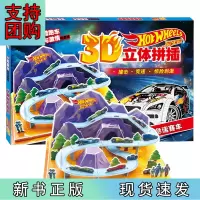 B[正版]风火轮3D立体拼插—弯道急速赛车