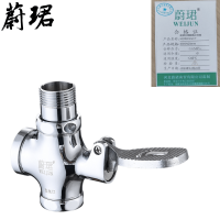 蔚珺全铜脚踏冲洗阀6分DN20mm个