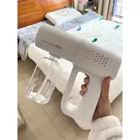 [家庭升级款6灯]酒精消毒喷雾枪雾化机84消毒液枪电动纳米蓝光喷枪家用杀菌喷雾器 K55消毒喷枪