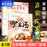 B经典广东汤正宗粤菜2册汤谱四季健康养生汤老火靓汤菜谱书家常菜大全粤菜煲汤书籍大全广东美食食谱四季营养炖汤