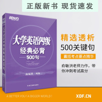 B大学英语四级经典背500句(附MP3音频资料) cet4考试经典句型 听力阅读理解完形写作文句子书籍网课