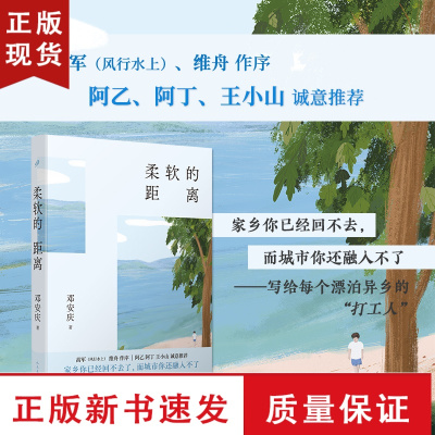 B柔软的距离 精装版 豆瓣实力作家邓安庆用文字丈量乡村与城市的距离 现当代文学散文随笔社会小说乡村文学短篇散文作品集