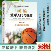 B新编篮球入门与提高幼儿儿童篮球书籍篮球技术训练兴趣培养培训课程 幼儿园小学生体育教学参考书籍