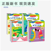 B阶梯式数学思维游戏书全14册2-7岁加减法运算 快乐开心趣味立体推理迷宫 数字与运算 空间方位全脑思维图形与空间认