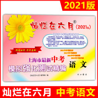 2021版 灿烂在六月 中考语文 上海市新中考模拟强化测试精编 初一初二初三适用 上海初三学生总复习试卷 中西书