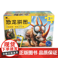  恐龙拼图.1 北京小红花图书工作室 中国人口出版社 9787510153372 智力游戏儿童读