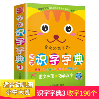 彩图注音版 学前识字字典第3本 幼小衔接 学前识字大班汉字 幼儿园学前教育启蒙 幼升小字典拼音识字亲子读物儿童宝宝书籍