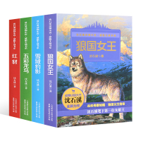 沈石溪动物小说全集感悟生命书系全套共4册狼国女王红豺五彩龙鸟雪域豹影 7-12-15岁儿童文学中小学生课外阅读物少儿课