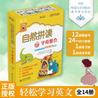 快乐瓢虫双语童书自然拼读之字母组合(套装共14册) 童书 少儿英语 双语读物 精心设计故事内容 认真执行计划 评估
