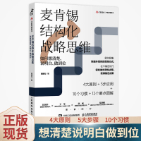 麦肯锡结构化战略思维 如何想清楚说明白做到位 结构化战略思维高效工作企业管理结构思考力终身成长人民邮电出版社