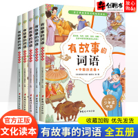 有故事的词语全5册三四五六年级儿童文学读物课外书籍有故事的汉字小学生8-12岁课外阅读3-6年级词语理解运用故事暑